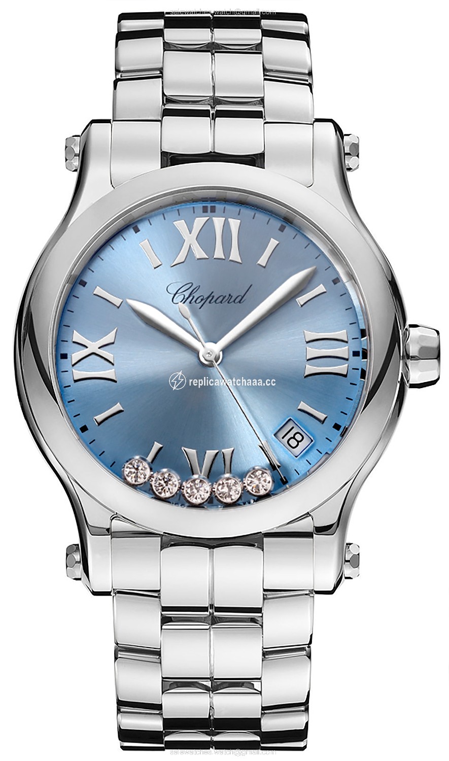 278582-3008 Chopard Happy Sport Round Quartz 36mm Ladies Watch 278582-3008 Chopard Happy Sport Round Quartz 36mm Ladies Watch